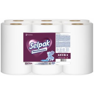 Selpak Pro Extra Centerfeed Dispenser Towel 250m 1Ply