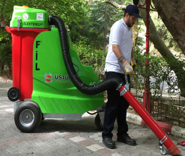 FIL – BATTERY POWERED SWEEPER WITH MANUAL CONTROL