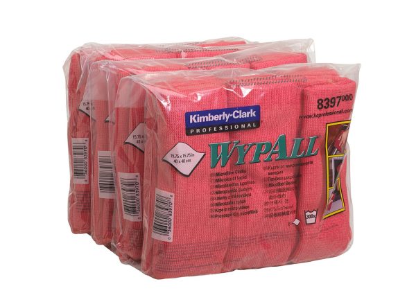WypAll® MicrofiberCloths Red - Image 6