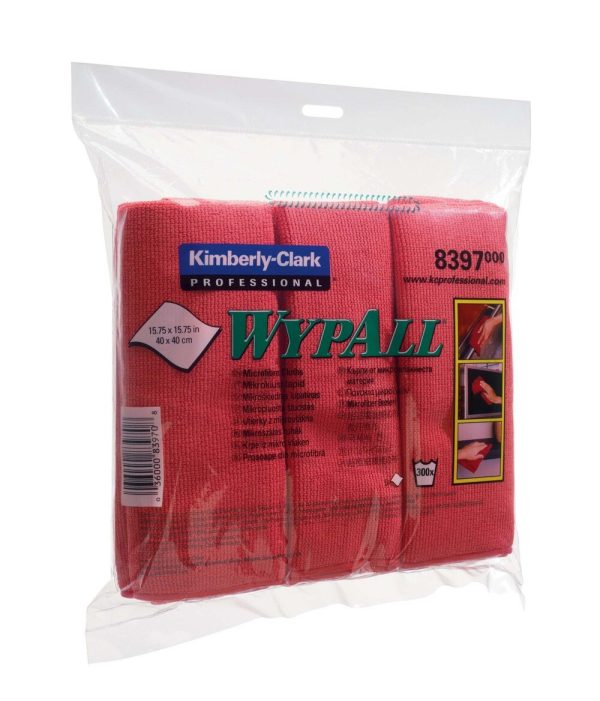 WypAll® MicrofiberCloths Red - Image 5