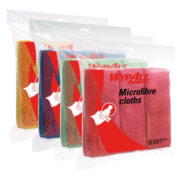 WypAll® MicrofiberCloths Green - Image 4