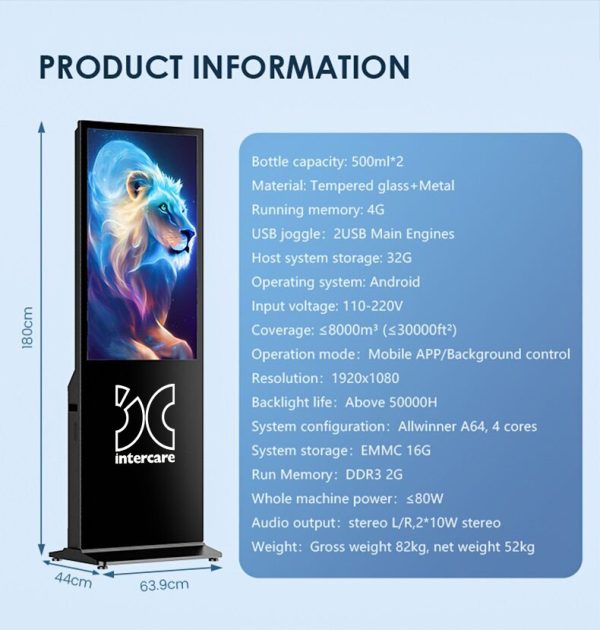 Smart Commercial Aroma Screen Diffuser - Image 2